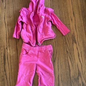 Puma Pink Sweatsuit -12 mo Girl
